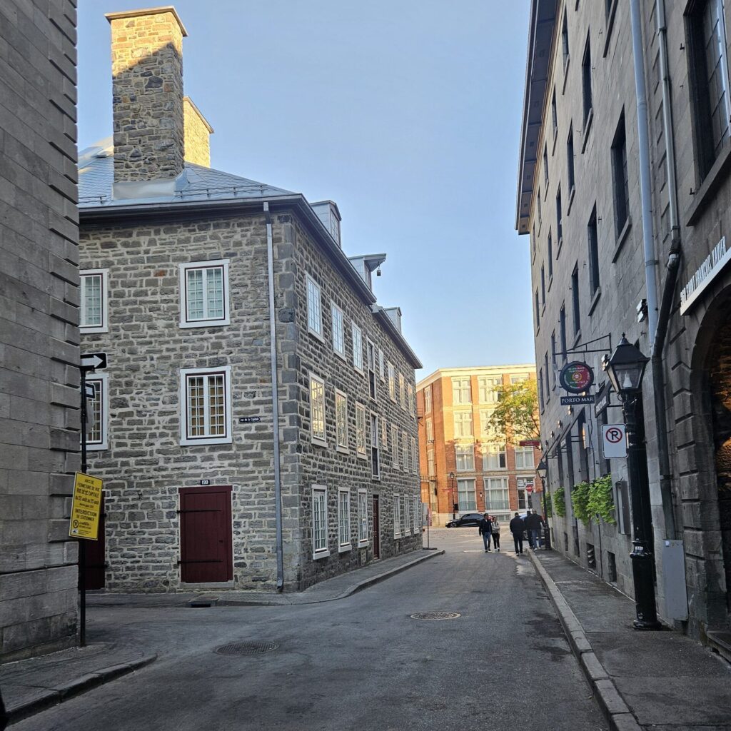 old town Montreal cobble stone streets