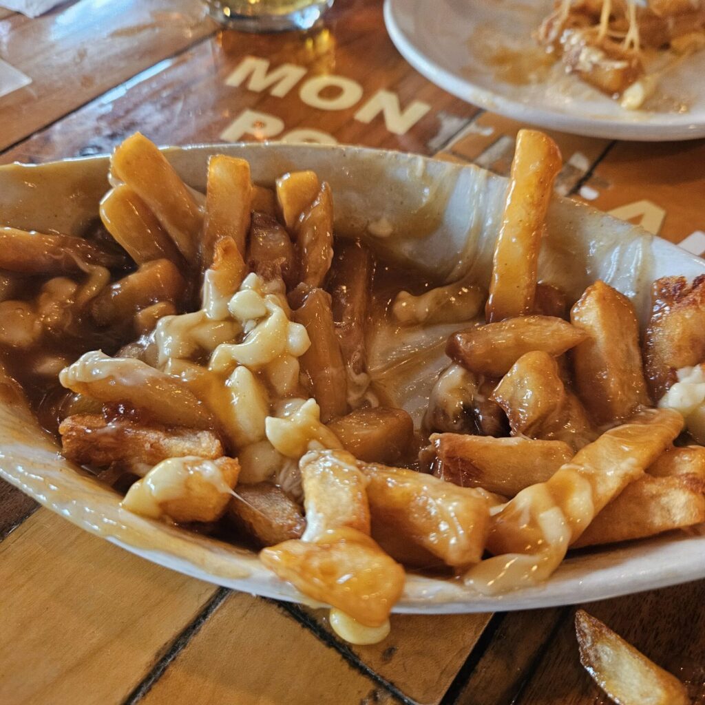 pountine is a classic dish is Canada